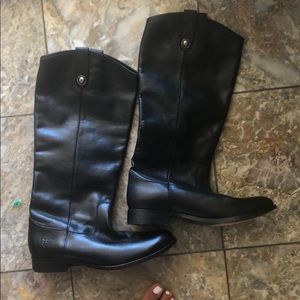 Frye Shoes - Frye Leather Boots Black Frye Shoes - Frye Leather Boots Black